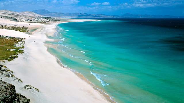 Playa de Sotavento de Jandia, Fuerteventura, Kanarische Inseln © Günter Gräfenhain/HUBER IMAGES