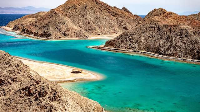 Fjordbucht Taba im Golf von Aqaba, Ägypten