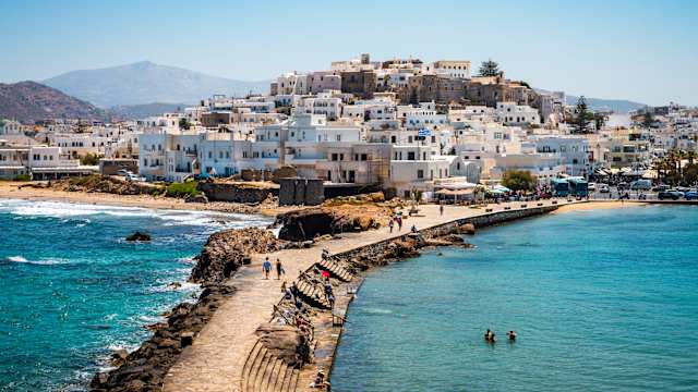 Naxos-Stadt auf der Insel Naxos, Griechenland