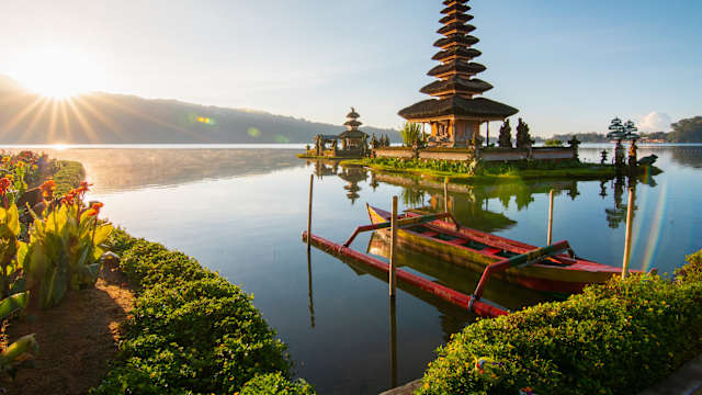 Tempel Pura Ulun Danu Bratan, Bali, Indonesien