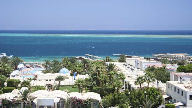 The city of Hurghada by the Red Sea
