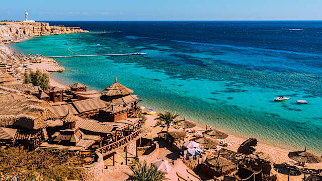 Küste bei Sharm el Sheikh, Ägypten am Roten Meer