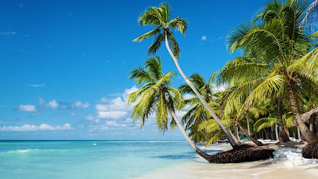Karibischen Strand Insel Saona, Dominikanische Republik