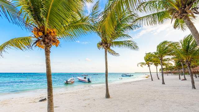 Strand Akumal, Riviera Maya, Quintana Roo, Mexiko