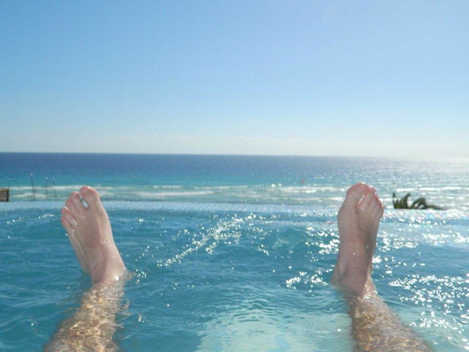 Blick Vom Whirlpool Auf Das Meer Und F E Iberostar Playa Gaviotas