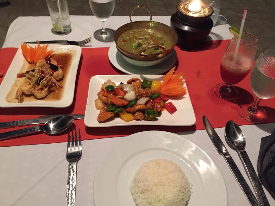 Green Curry Prawn Spice Royal Muang Samui Villas Choeng Mon