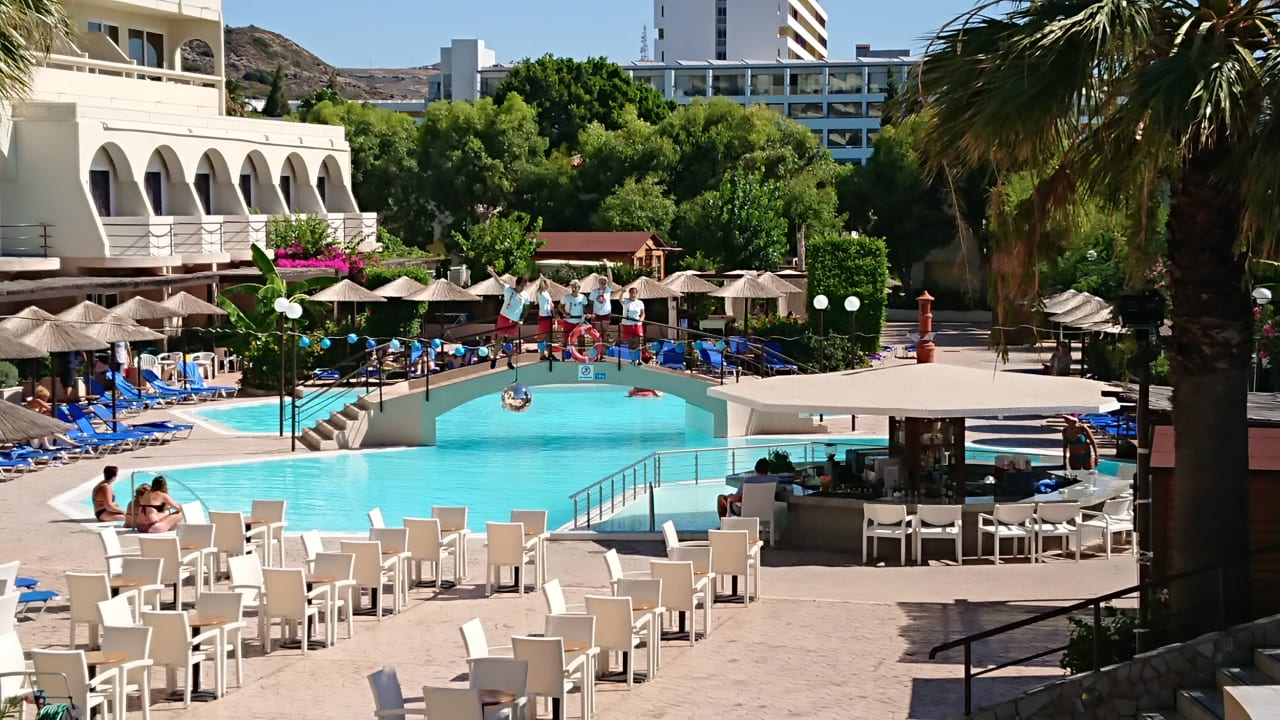 Pool Olympos Beach Hotel Faliraki HolidayCheck Rhodos