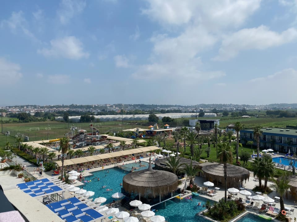 Poollandschaft mit Blick Dream Water World Side Kumköy