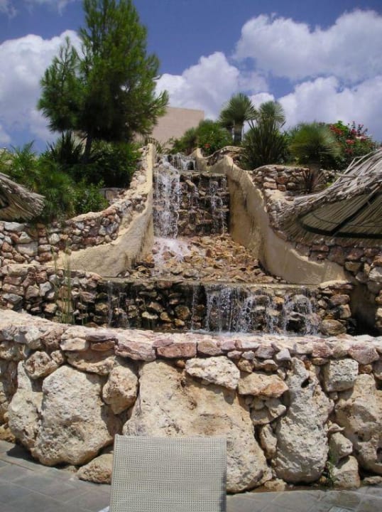 Kleiner Wasserfall Beim P Atlantica Mikri Poli Rhodes Kolymbia