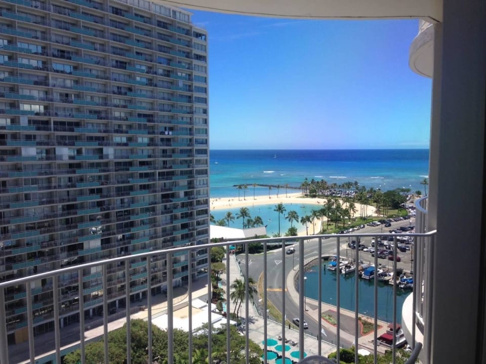 Blick Aus Dem Hotelzimmer Hotel The Modern Honolulu Waikiki Beach