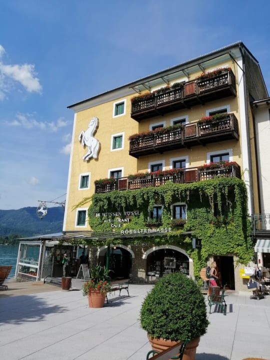 Au Enansicht Romantik Hotel Im Weissen R Ssl Sankt Wolfgang Im