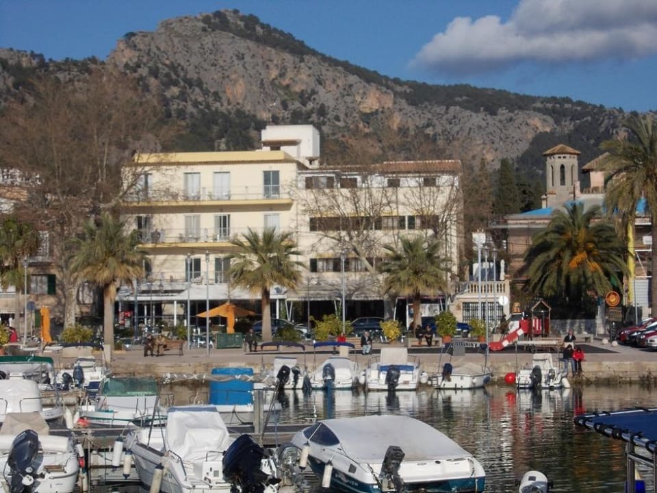 Blick aus Richtung Hafen Hotel Miramar Port de Sóller Puerto de