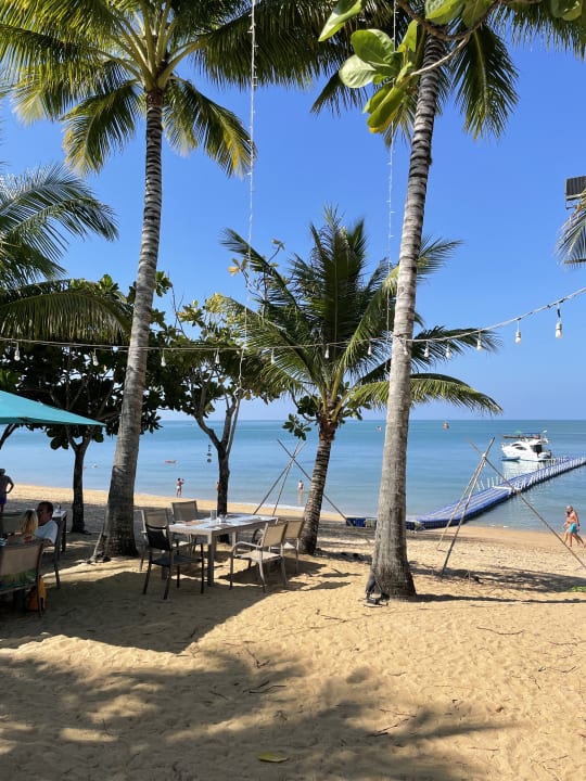 Frühstück am Strand La Flora Khao Lak Bang Niang Beach