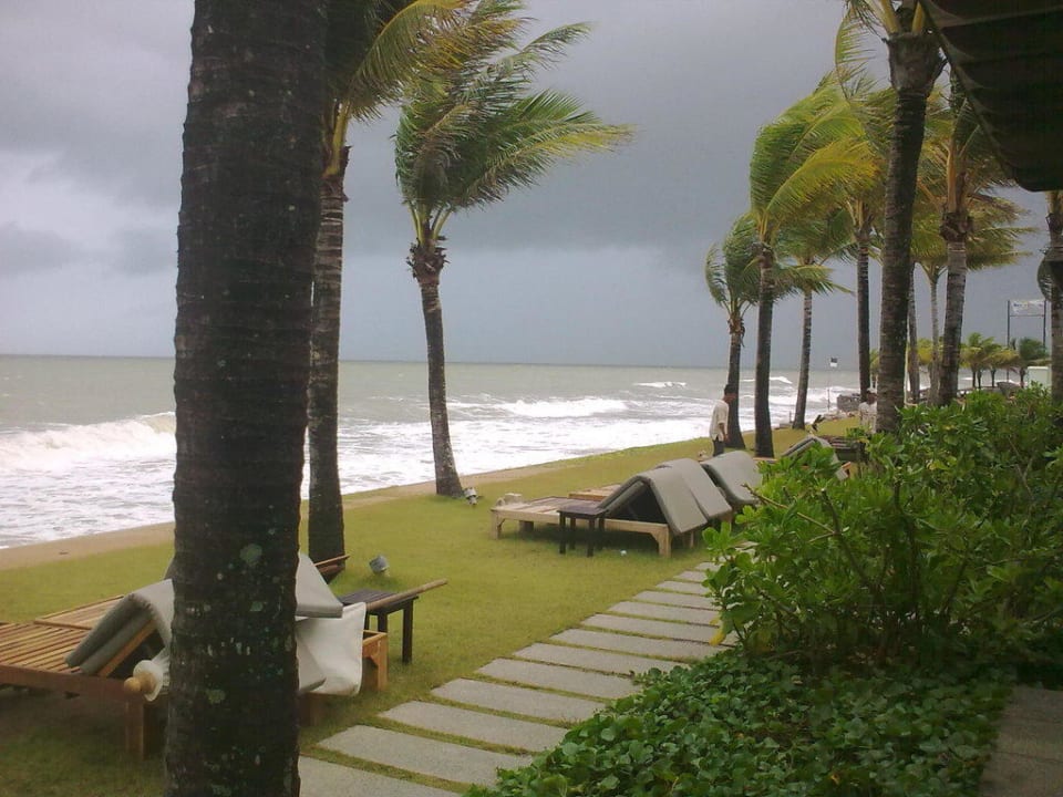 Front Beach Liegen Hotel Chong Fah Beach Resort Bang Niang Beach