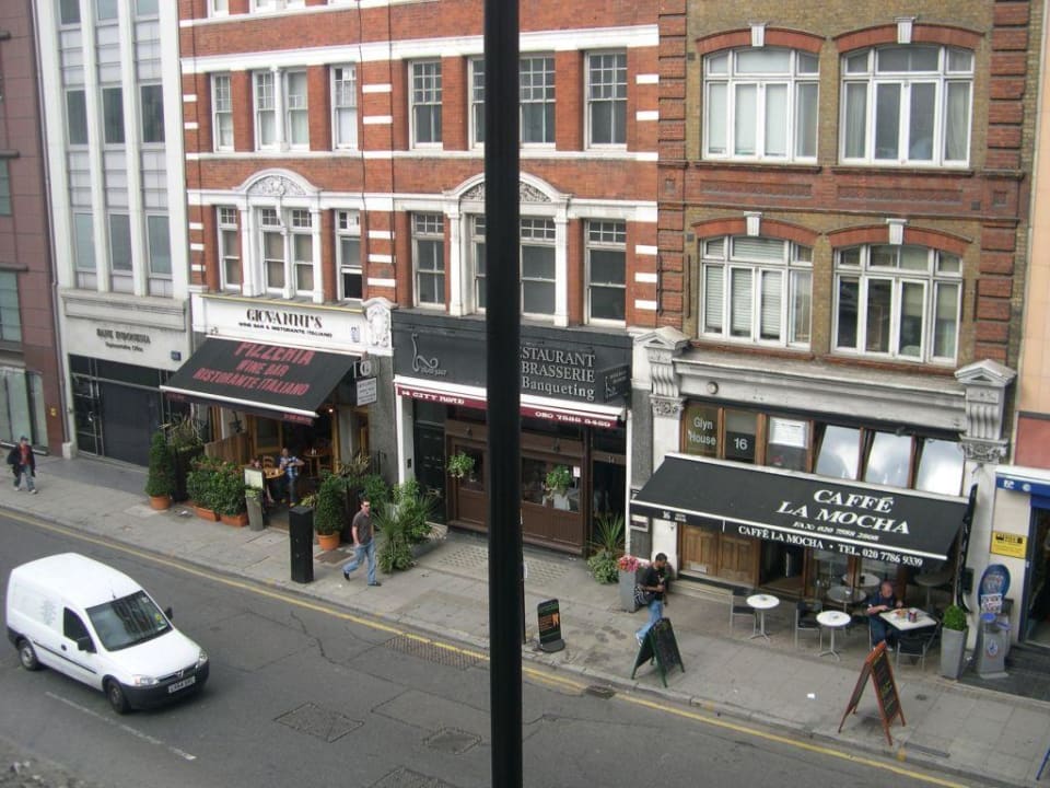 Blick Aus Dem Hotelzimmer Travelodge London Central City Road City