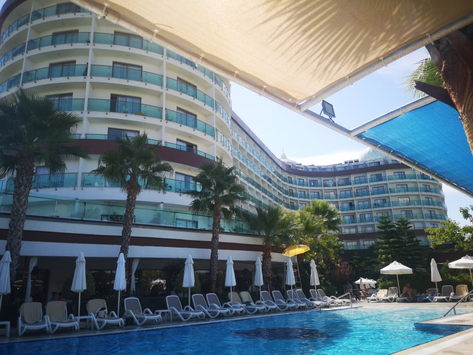 Sch Ner Grosser Pool Dream World Aqua Hotel Evrenseki