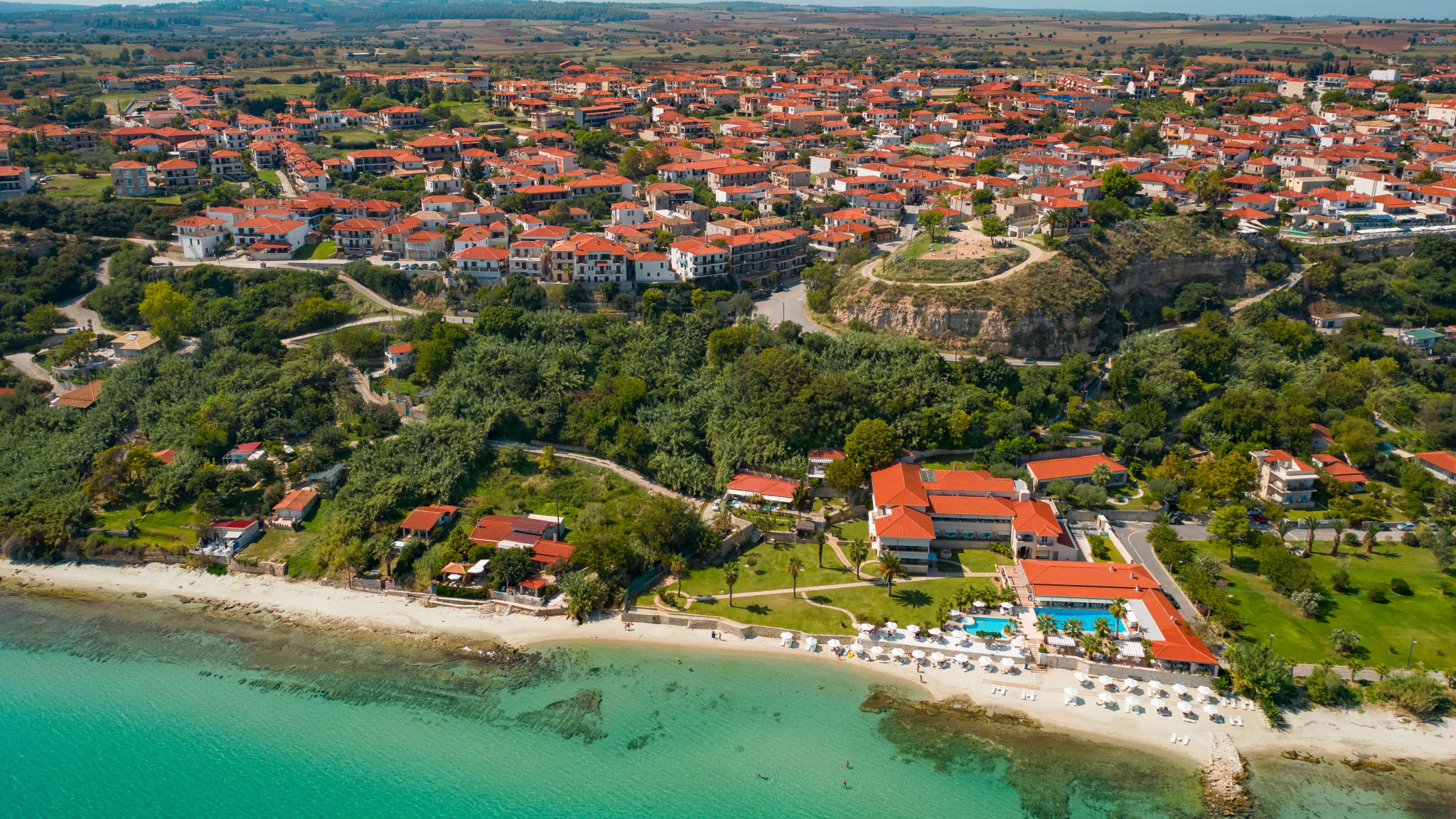 Afitos Dorf, Kassandra, Chalkidiki, Griechenland © stock.adobe.com - Karina Movsesyan