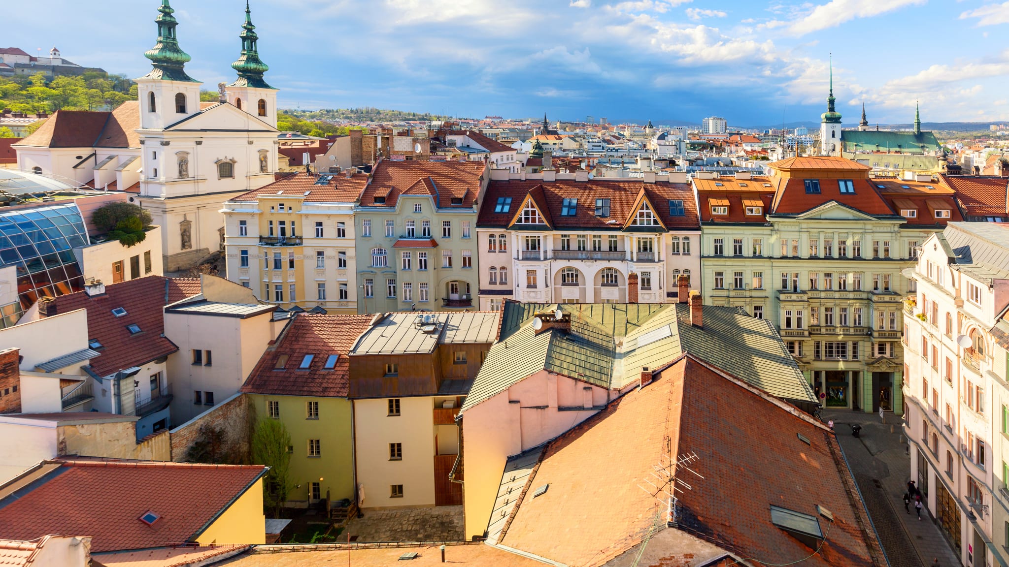 Die Altstadt von Brünn, Tschechien