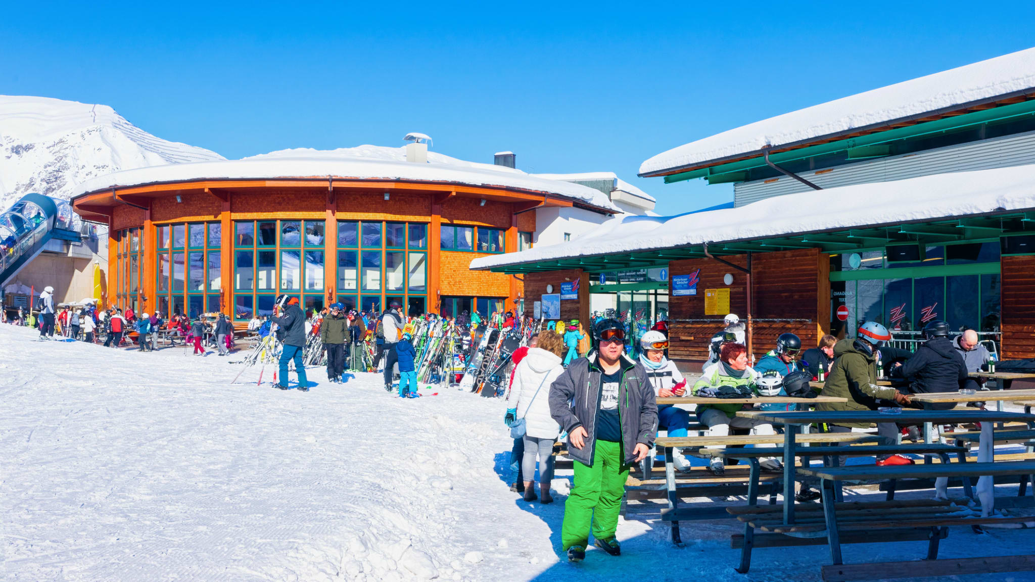Raststätte für viele Ski-FahrerInnen