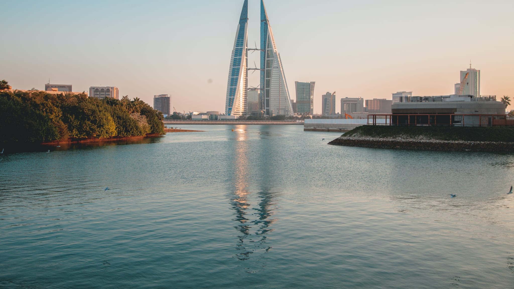Bahrain World Trade Center © chemistkane/iStock / Getty Images Plus via Getty Images