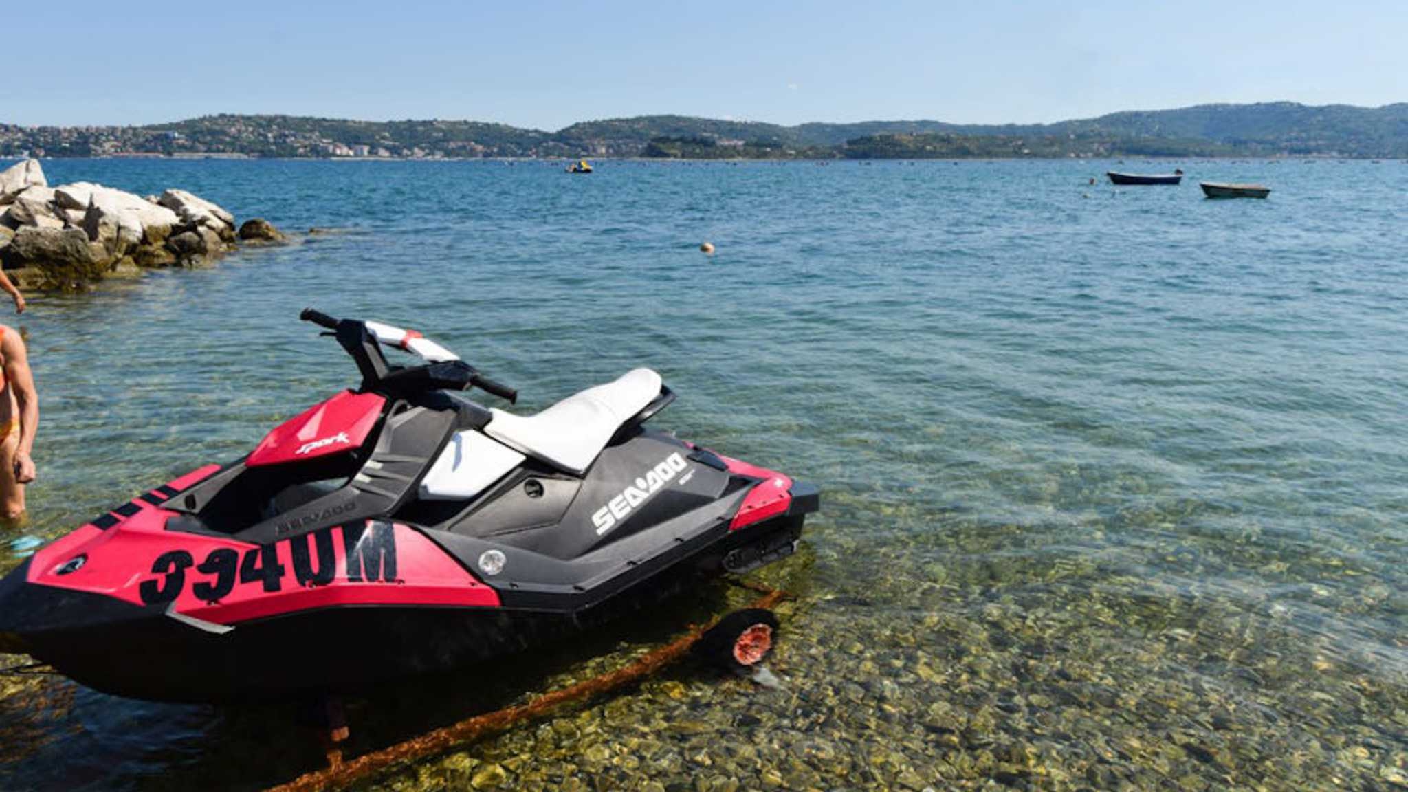 Jetski am Meer