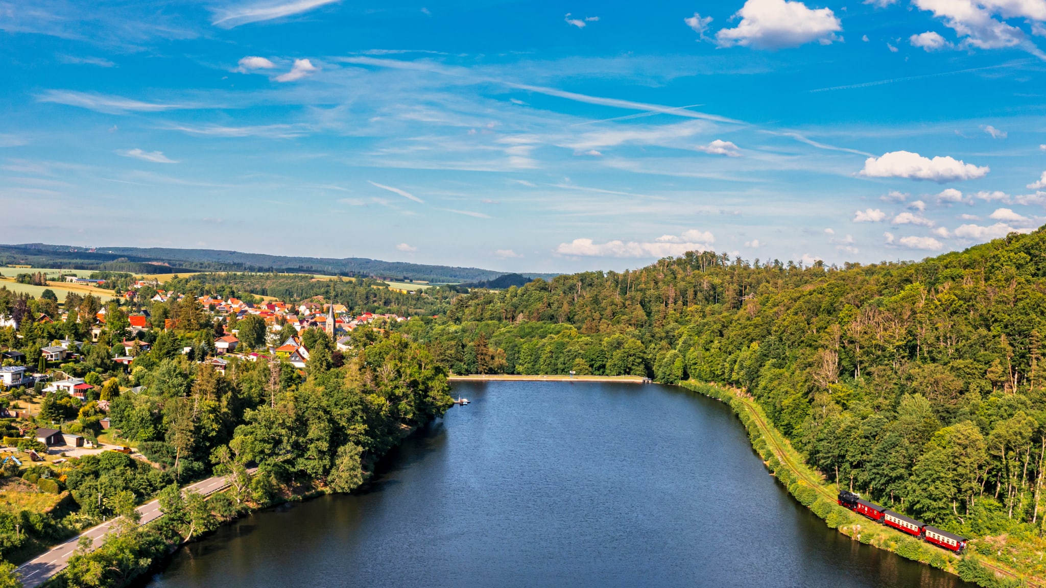 Bergsee Güntersberge, Harz © dk-fotowelt - stock.adobe.com