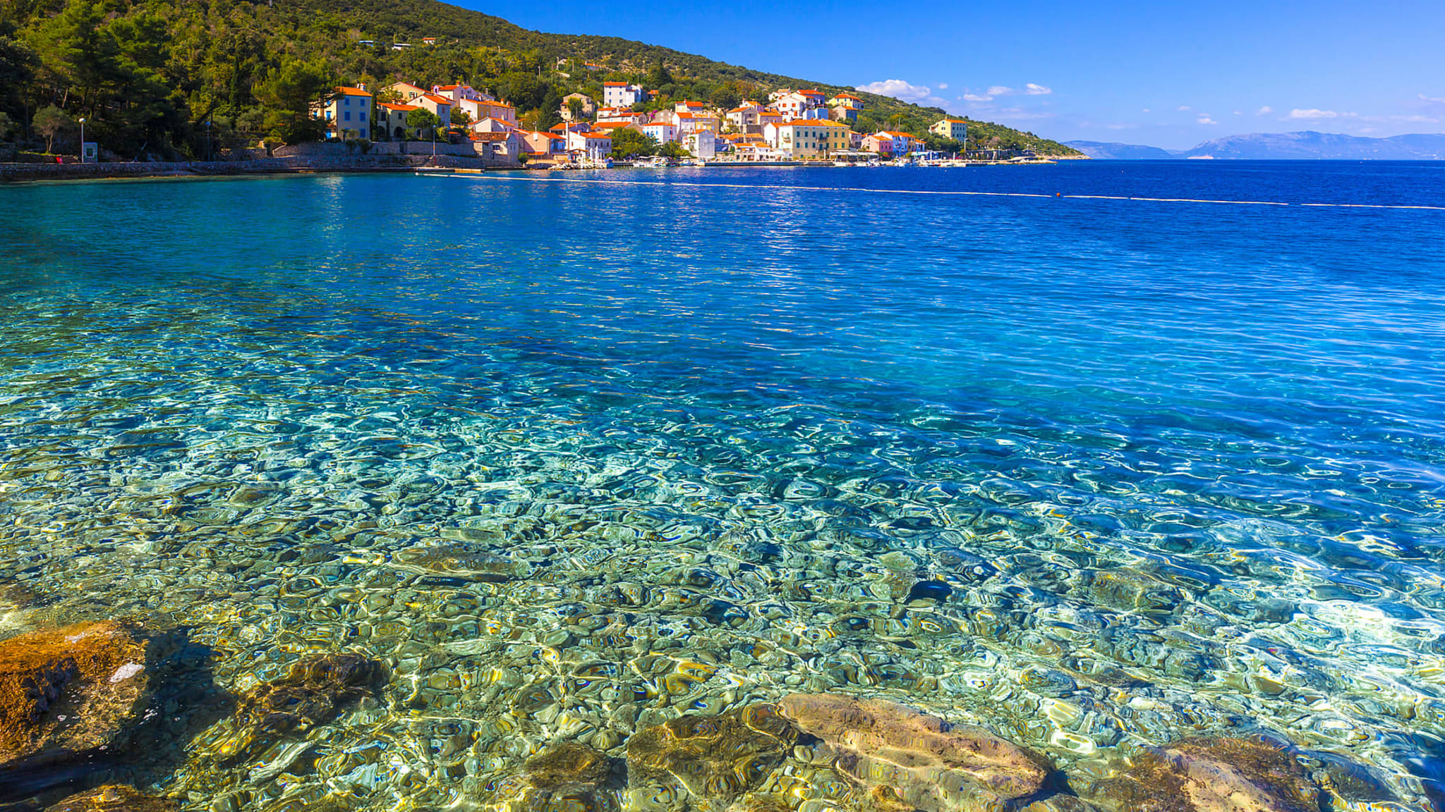 Bucht von Valun, Cres, Kroatien ©Olimpio Fantuz/HUBER IMAGES
