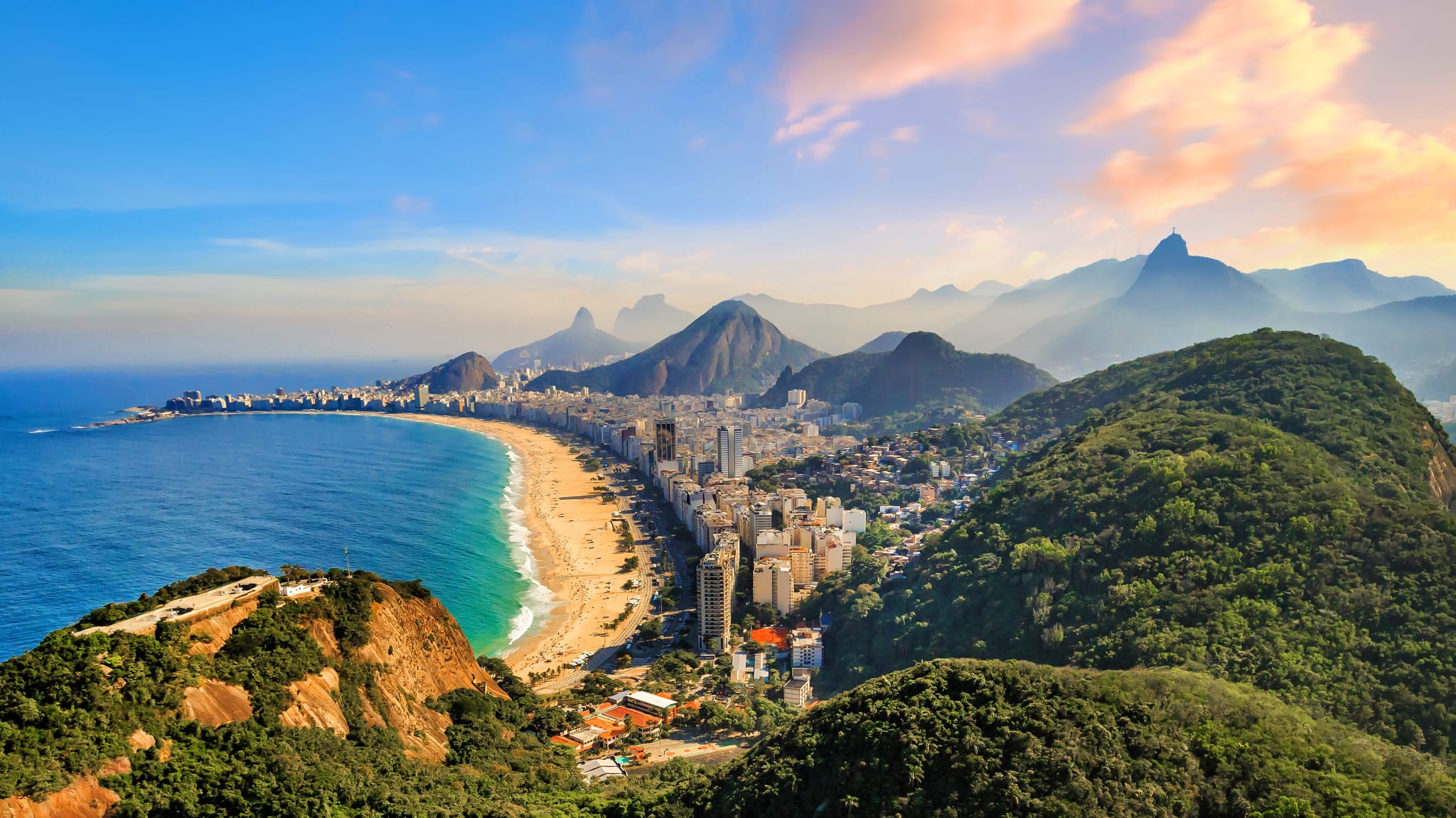 Die Copacabana, Rio de Janeiro, Brasilien
