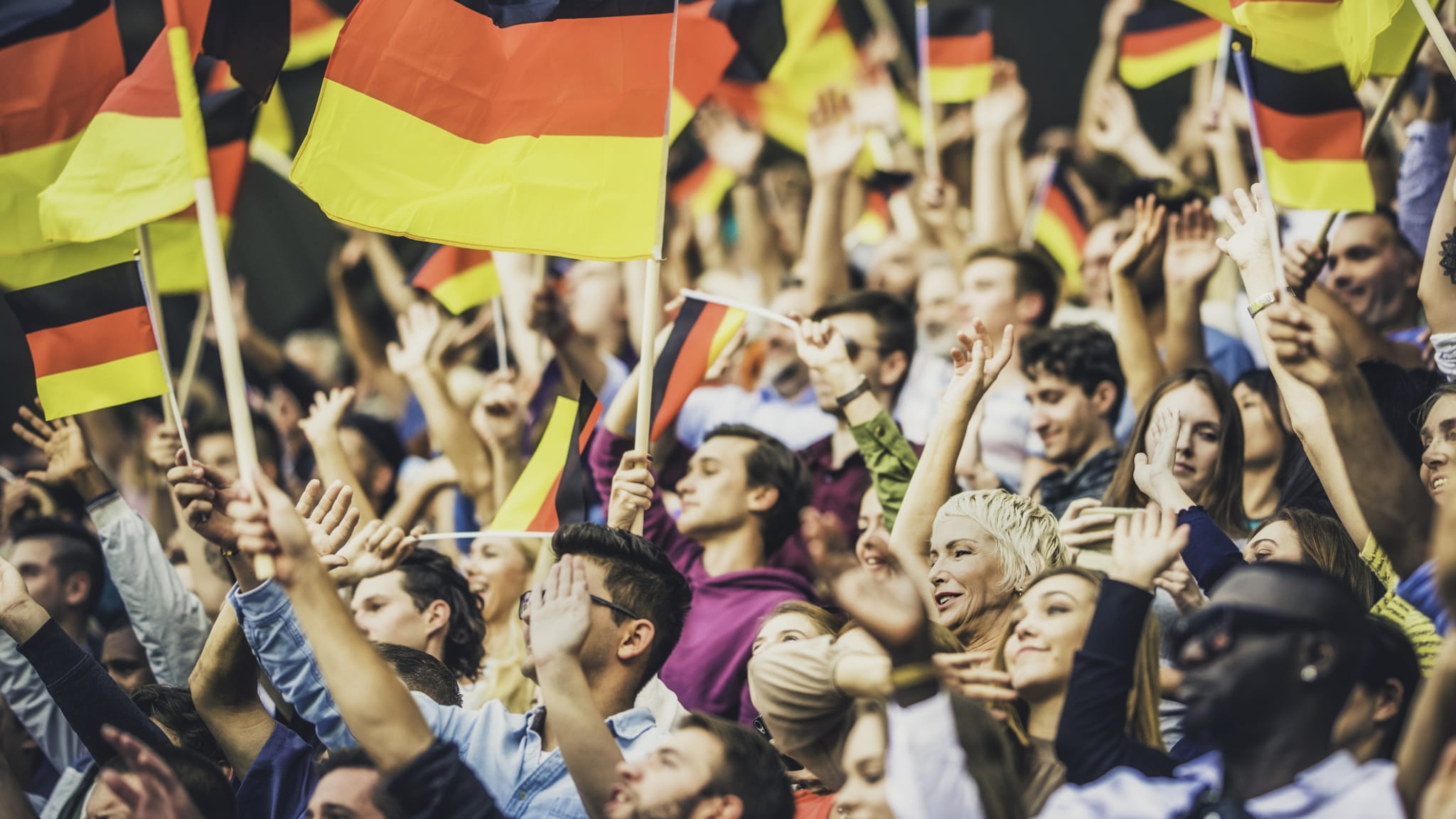 Deutsche Fußballfans © vm/E+ via Getty Images