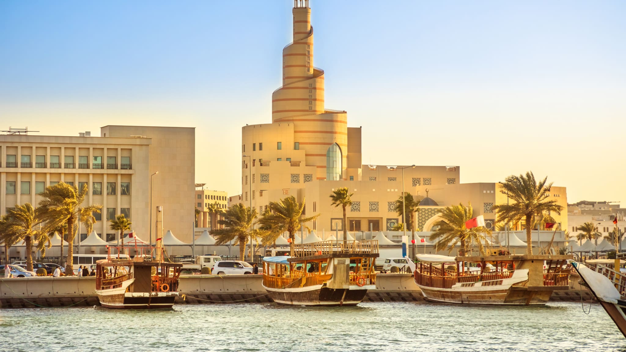 Dhow Harbor, Doha © bennymarty/iStock / Getty Images Plus via Getty Images