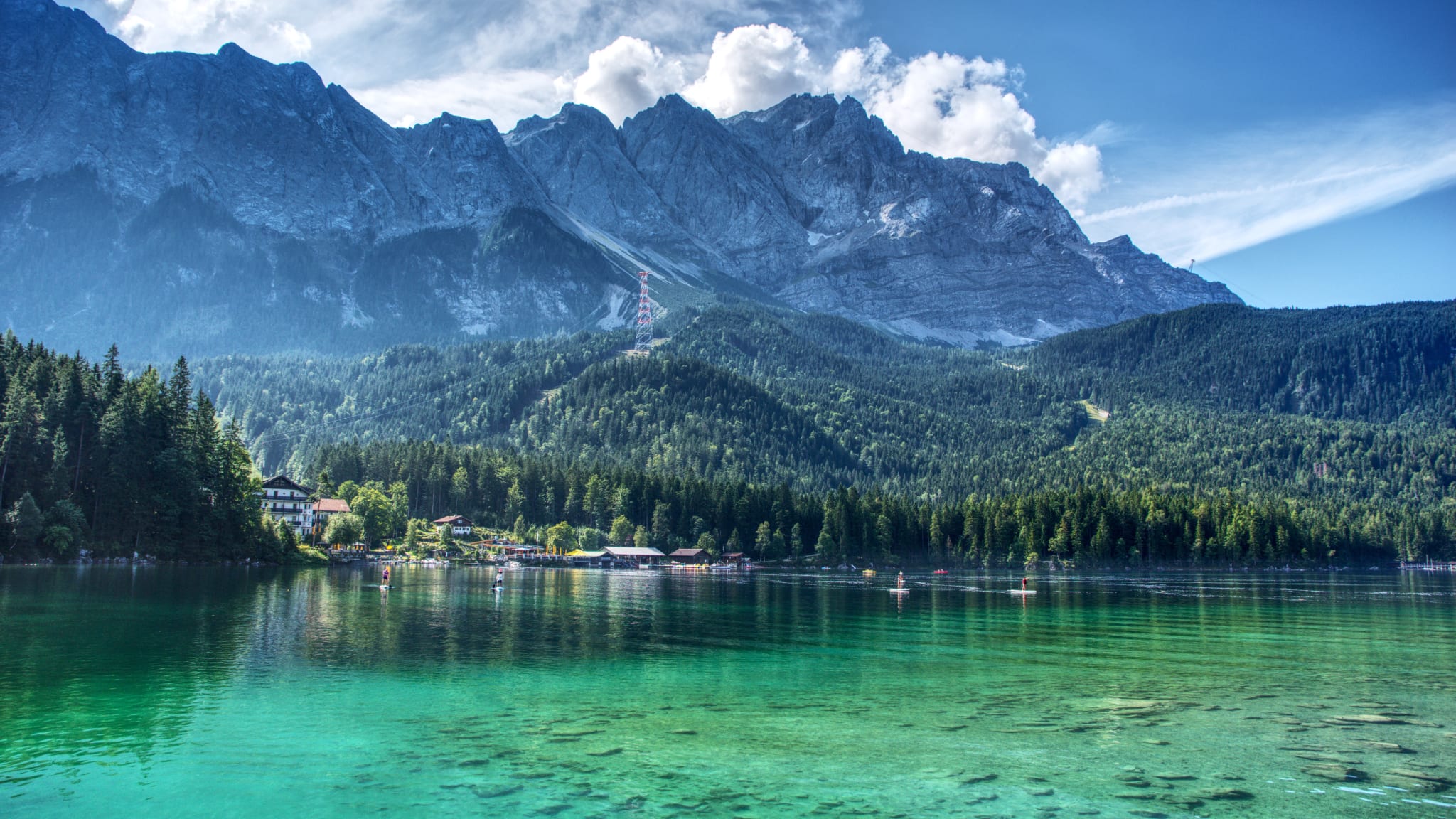 Der Eibsee mit Blick auf die Zugspitze © Jonathan - stock.adobe.com