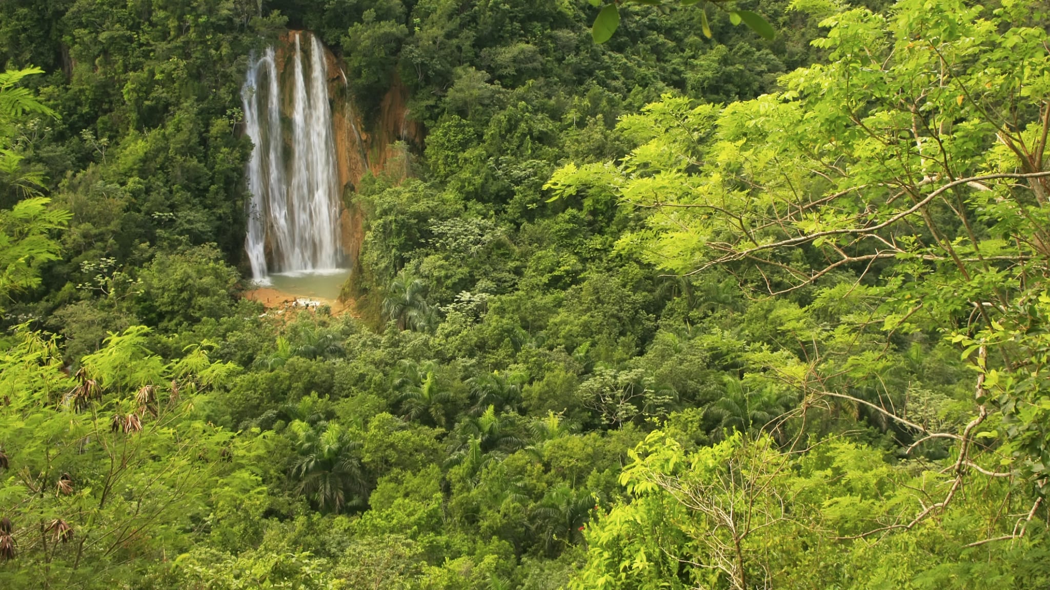 El Limon Wasserfall, Dominikanische Republik © Donyanedomam/iStock / Getty Images Plus via Getty Images