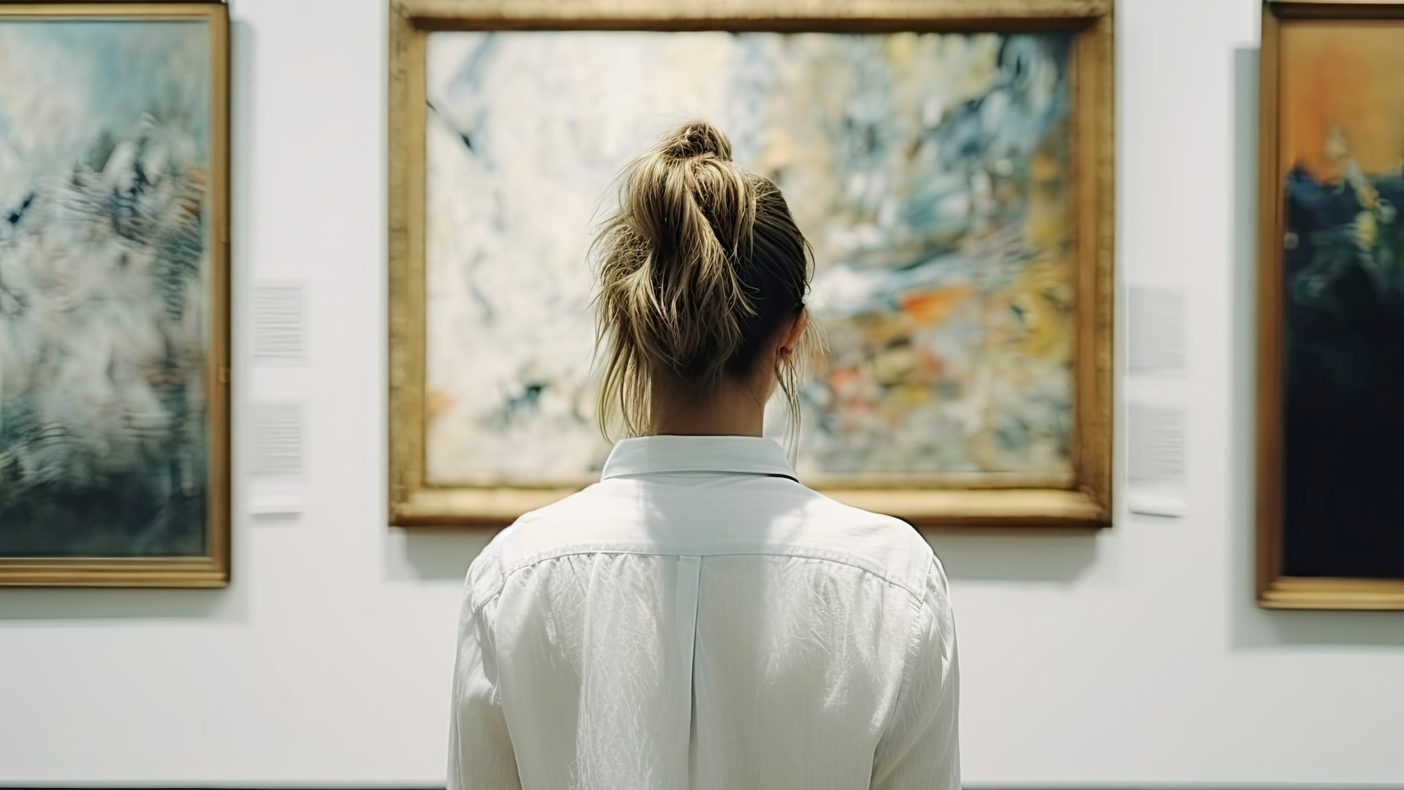 Im Museum - generiert mit KI