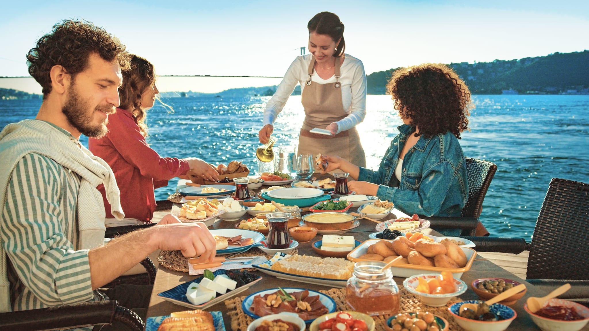 Frühstück am Meer, Türkei