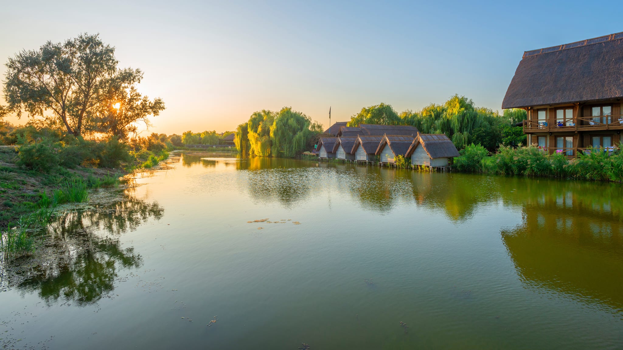Green Village Resort in Sfantu Gheorghe, Rumänien © Hans-Georg Eiben/HUBER IMAGES