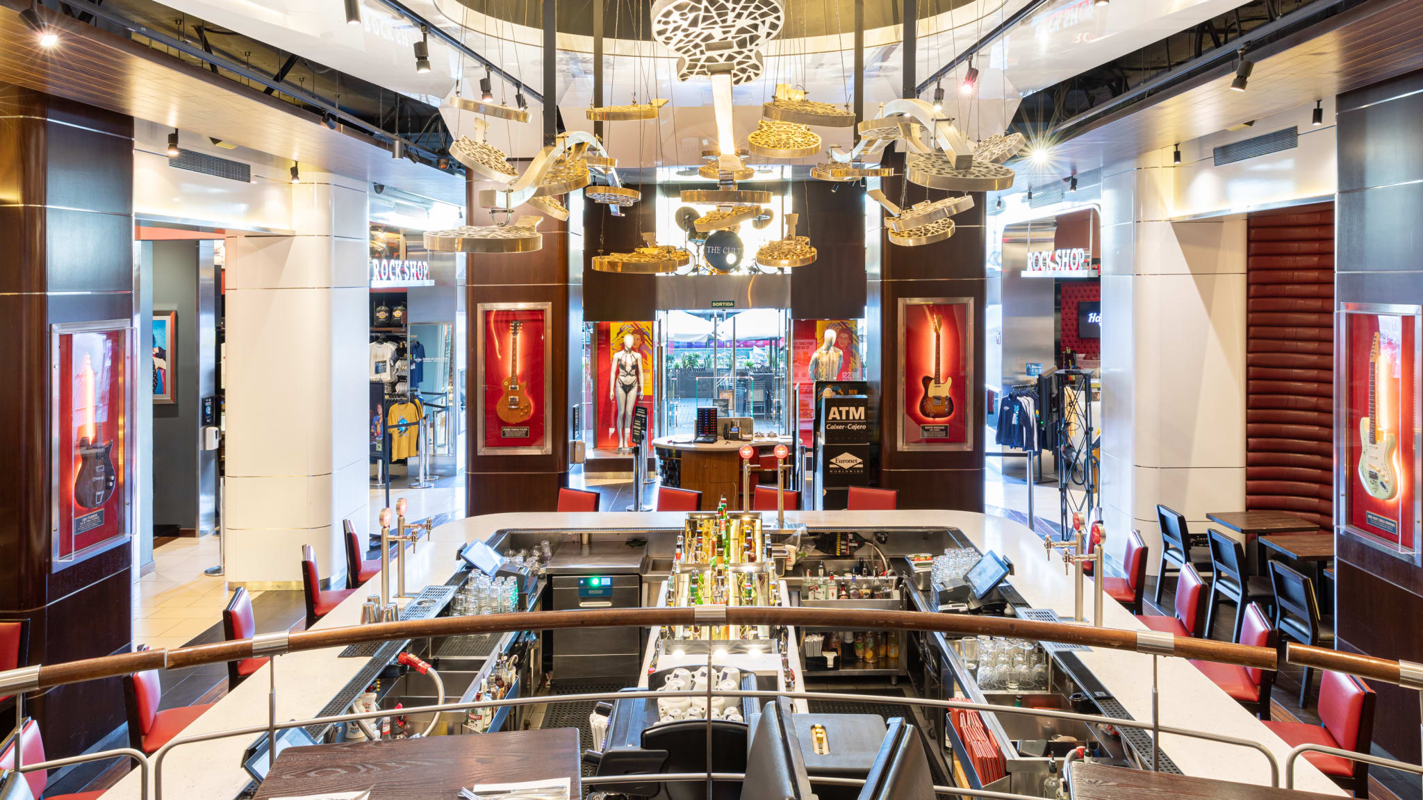 Im Hard Rock Café Barcelona, Barcelona, Spanien