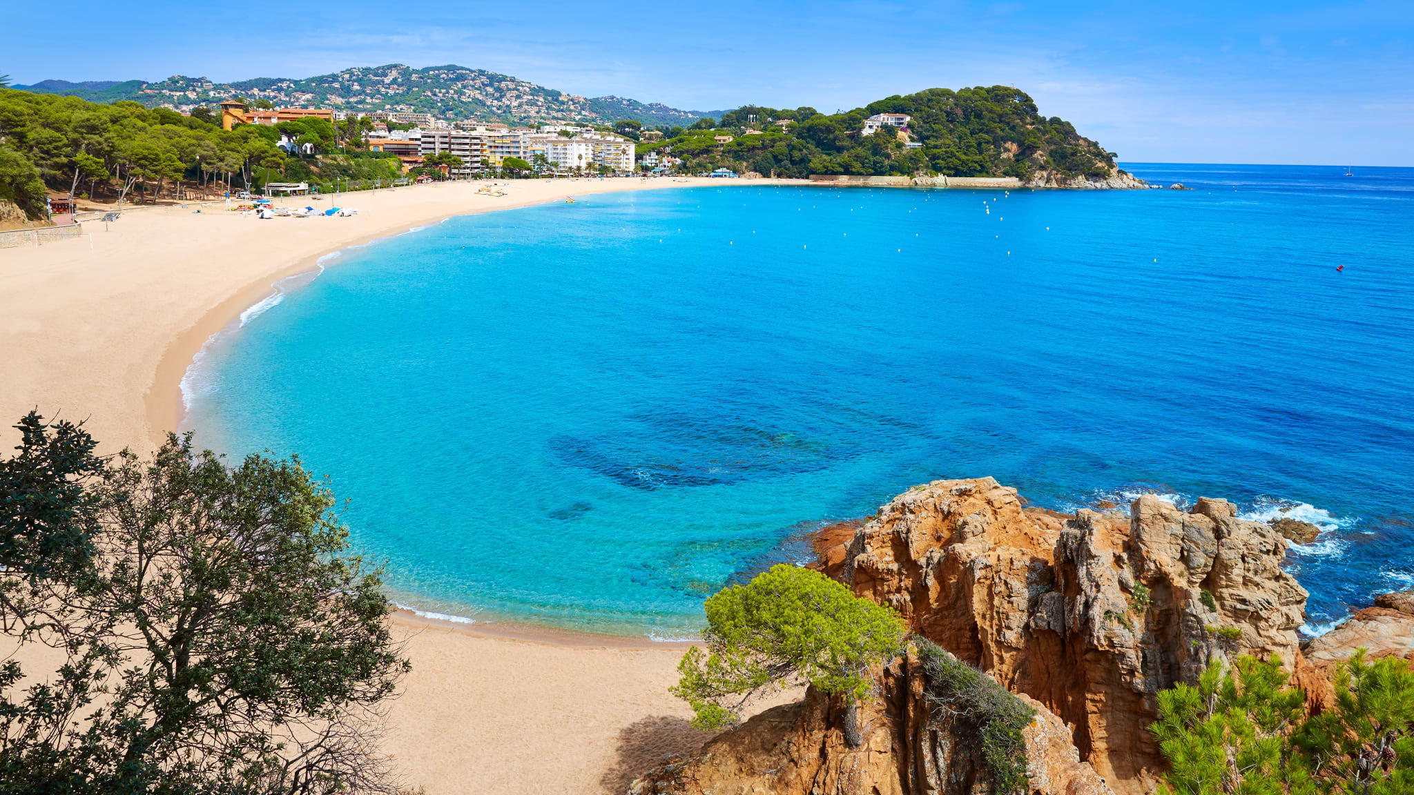 Platja Fenals, Lloret der Mar, Spanien