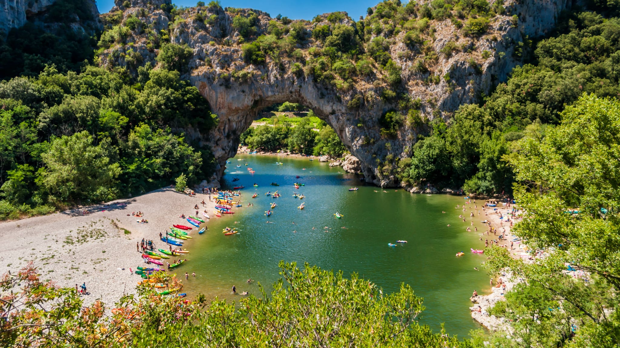 Pont d'Arc, Ardèche-Tal, Frankreich