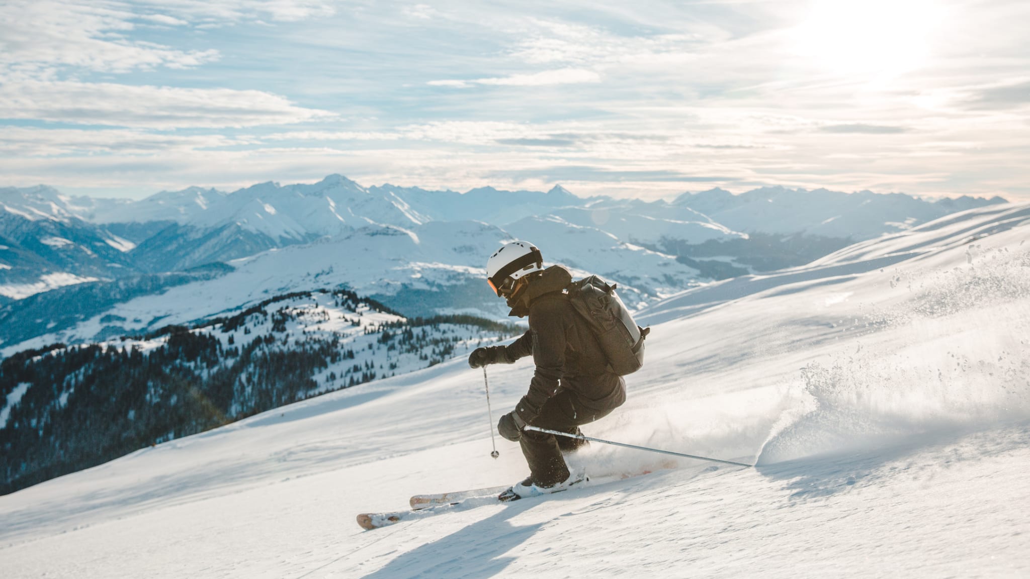Skifahren in Laax, Schweiz ©iStock.com/Glenn Pettersen