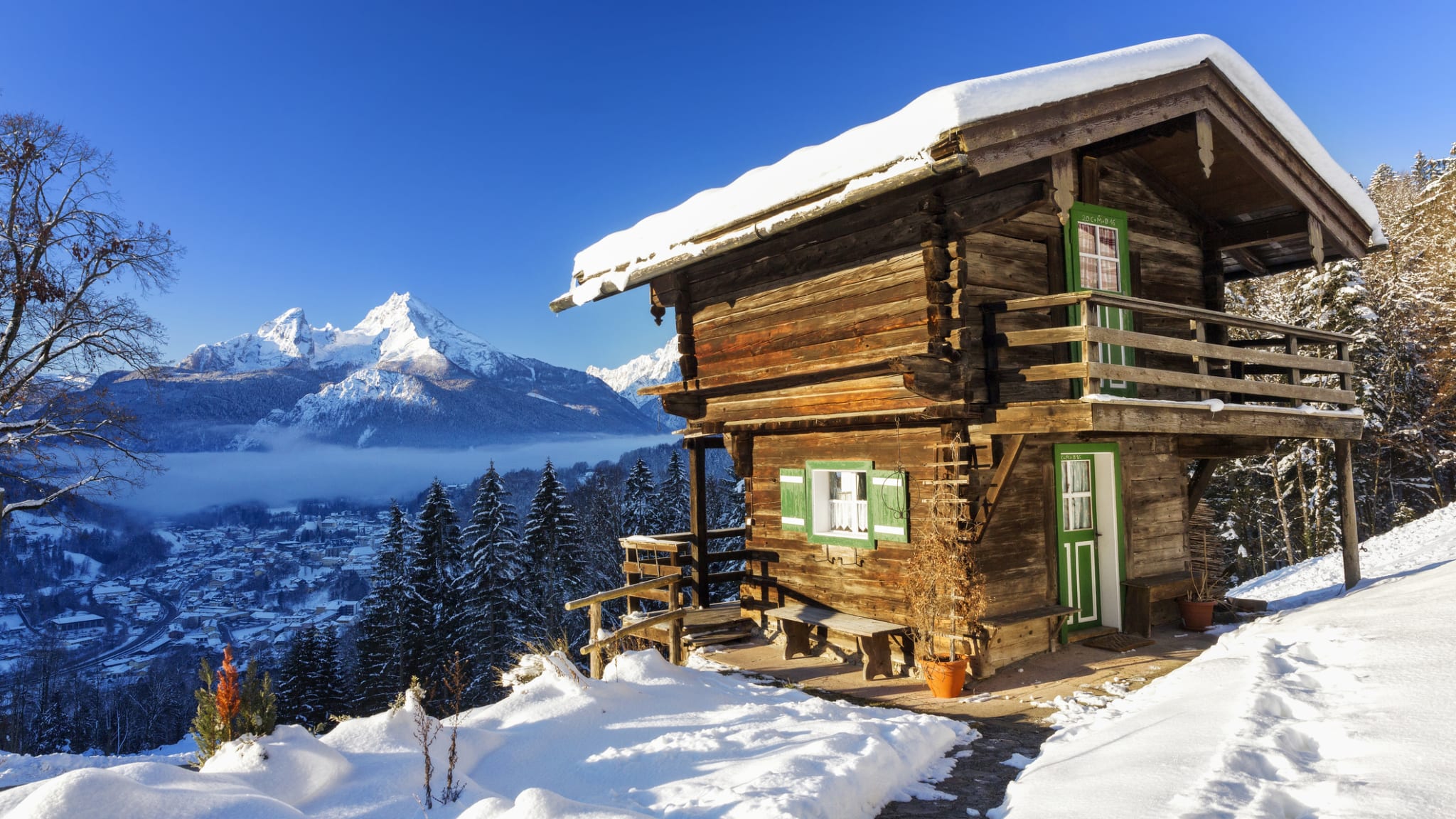 Skihütte in Oberbayern © DieterMeyrl/E+ via Getty Images