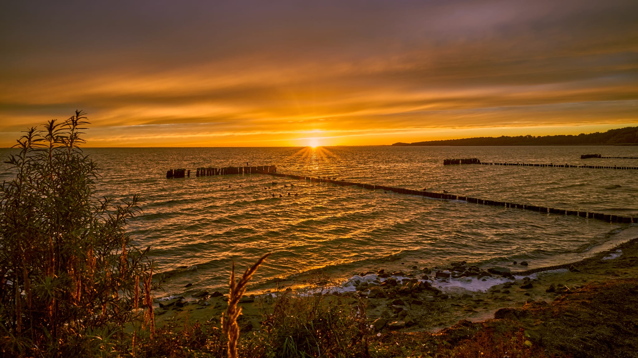 Sonnenuntergang in Kamminke, Usedom © Every Picture - stock.adobe.com