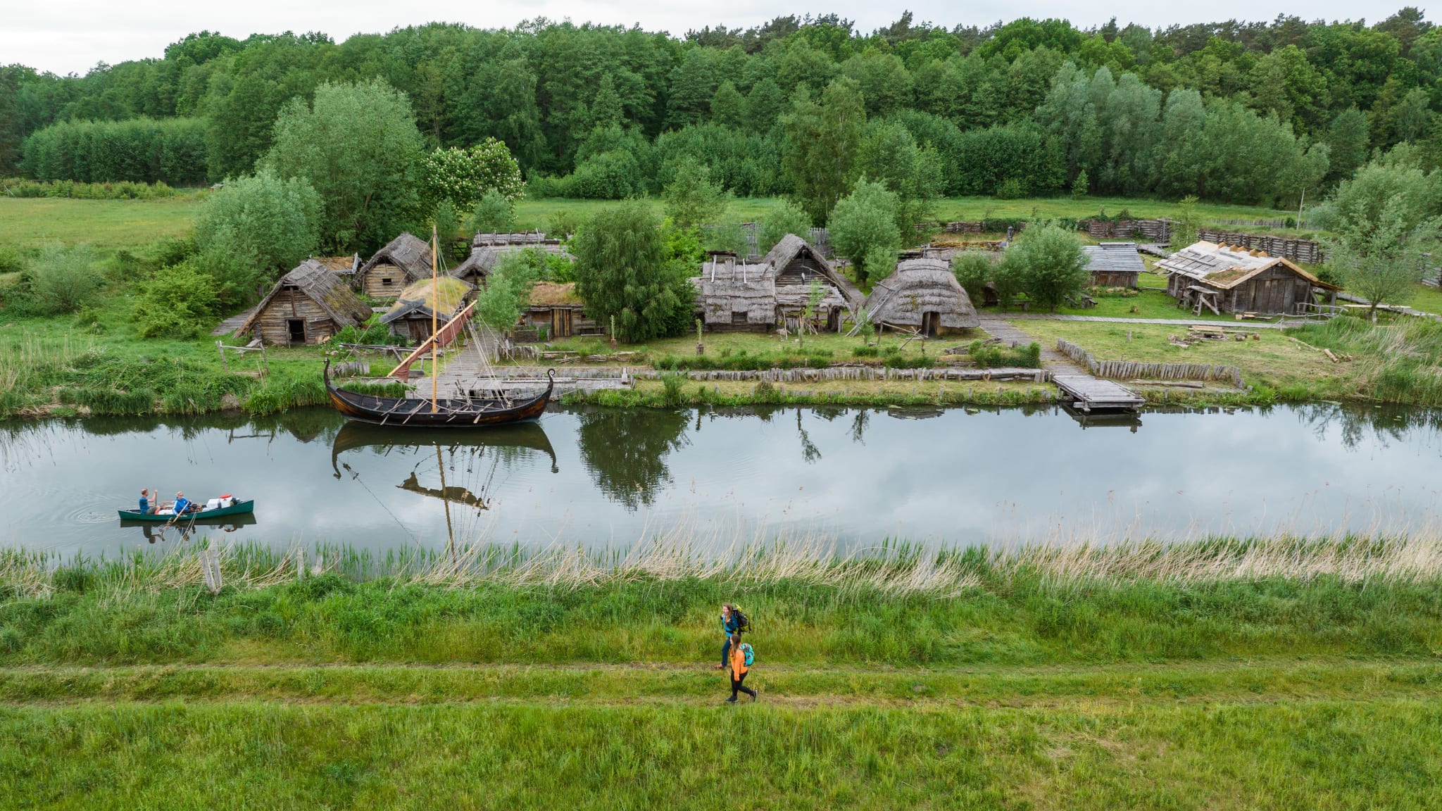 Das Ukranenland in Torgelow am Naturparkweg, Mecklenburg-Vorpommern
