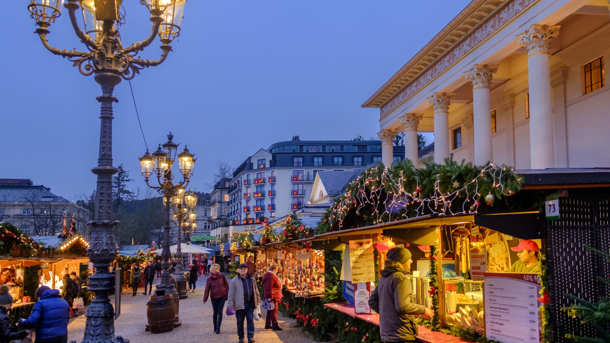 Weihnachtsmarkt Baden-Baden © Orietta Gaspari/iStock Unreleased via Getty Images