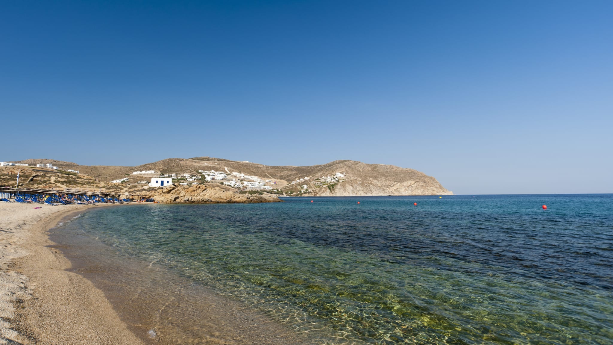 Agrari Beach, Mykonos © Sergio Pitamitz/Purestock via Getty Images