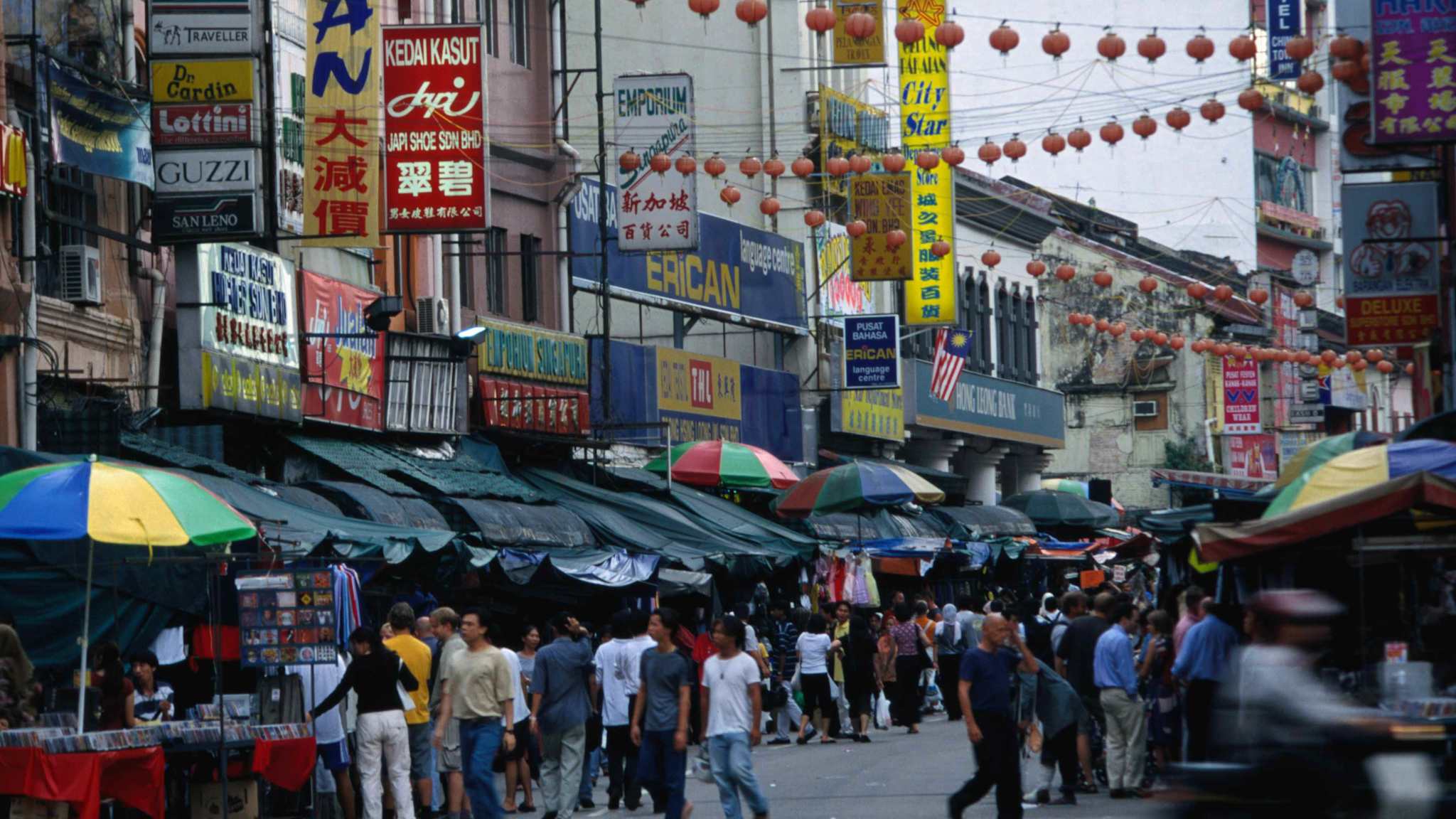 Die Jalan Pealing in Kuala Lumpur, Malaysia.