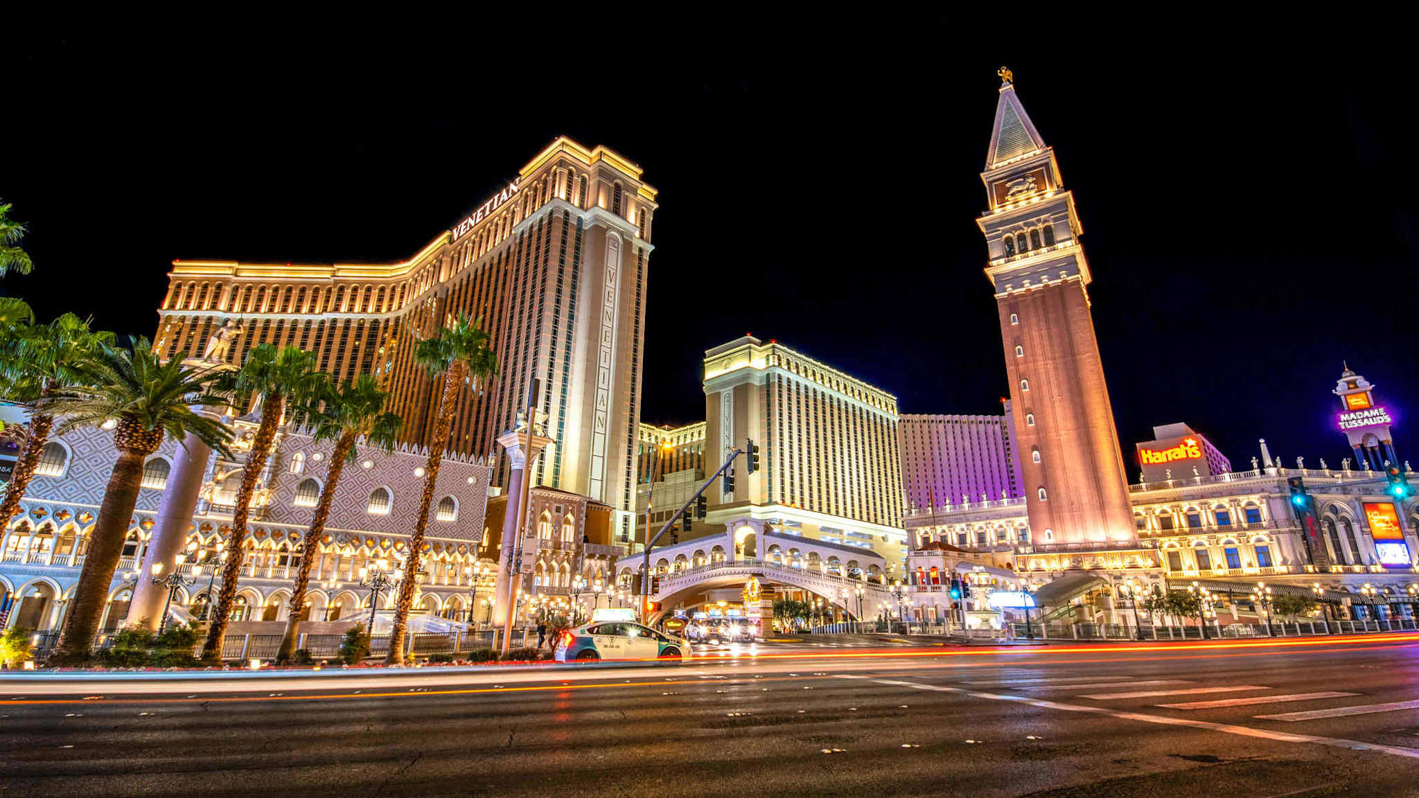 Das Venitian und Marriott Hotel in Las Vegas, Nevada.