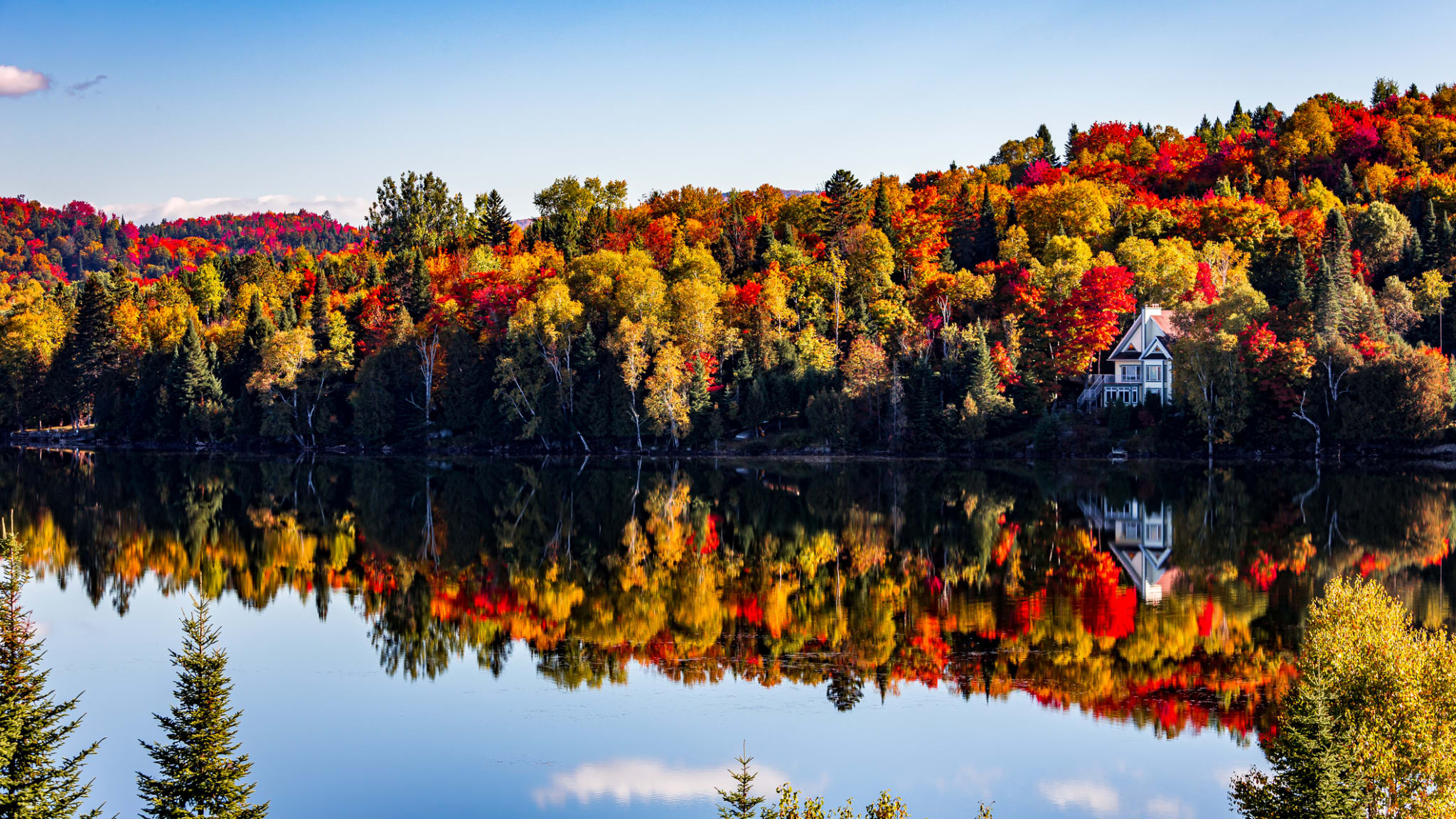 Blick auf den Lac Superieur, Quebec, Kanada © iStock.com/Christine944