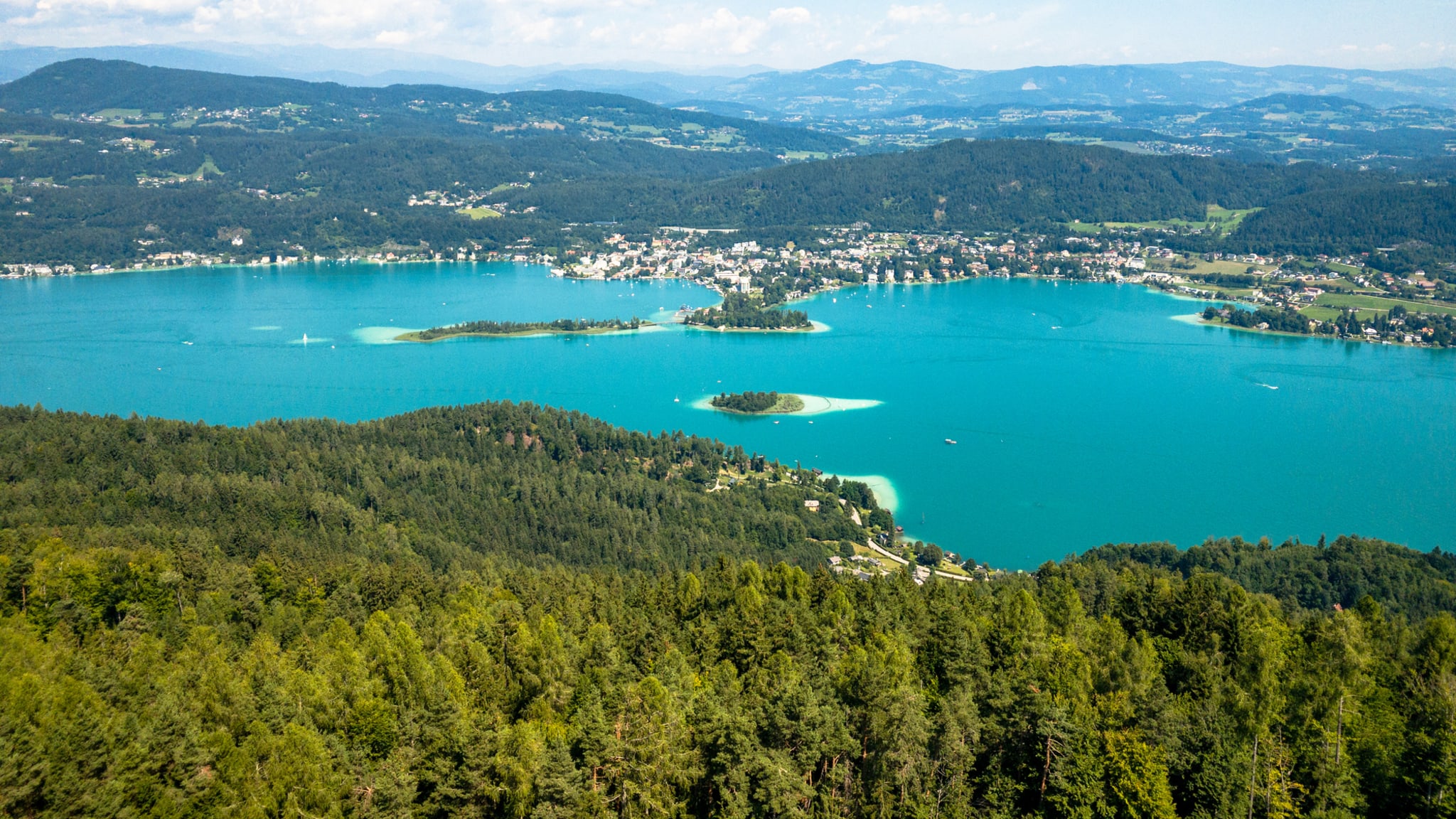 Blick auf den Wörthersee, Kärnten