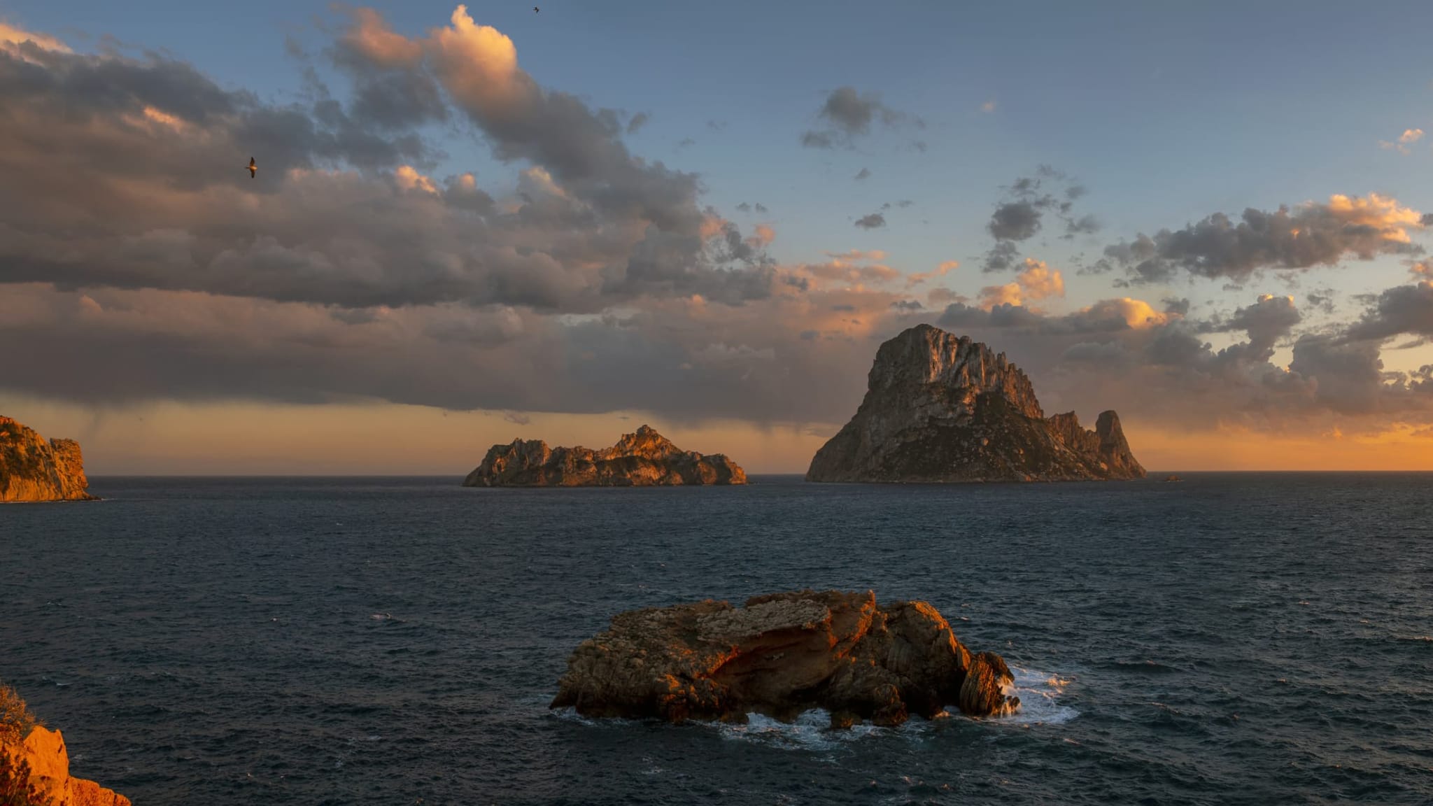 Blick auf die Felseninsel Es Vedra.