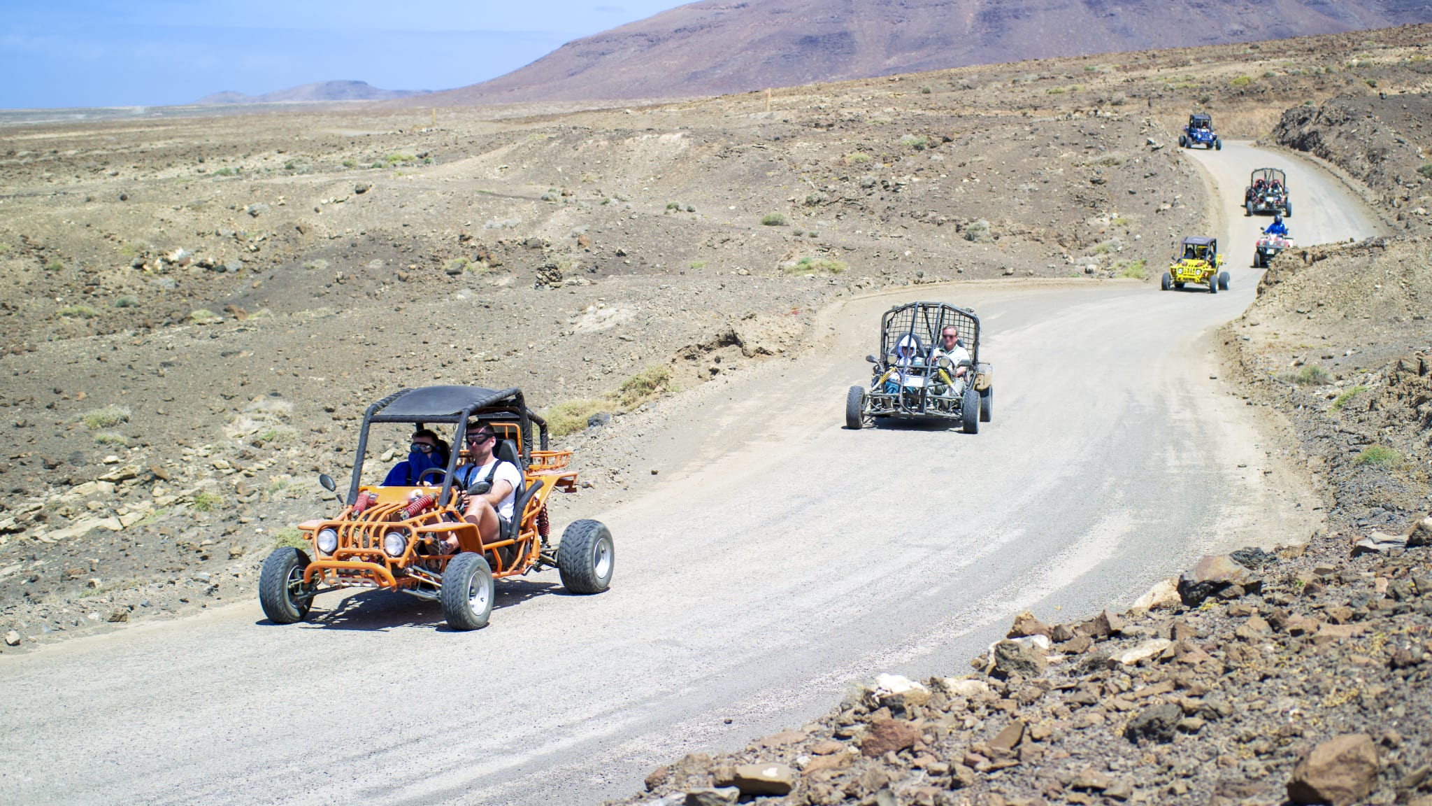 Buggy tour at Fuerteventura; Canary Island